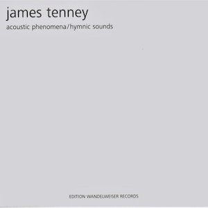 James Tenney Cover